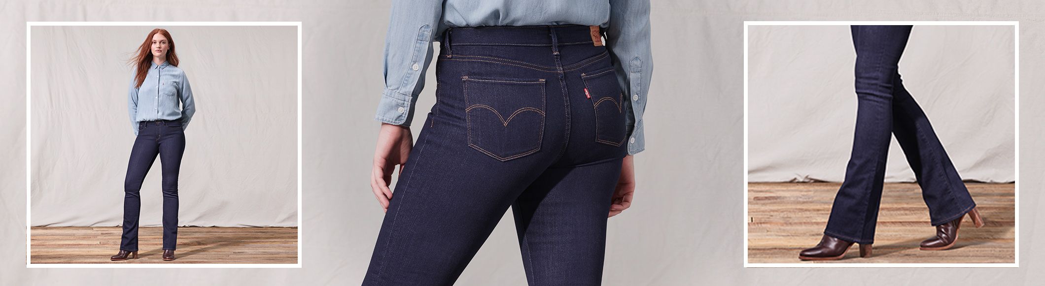 women's bootcut ripped jeans