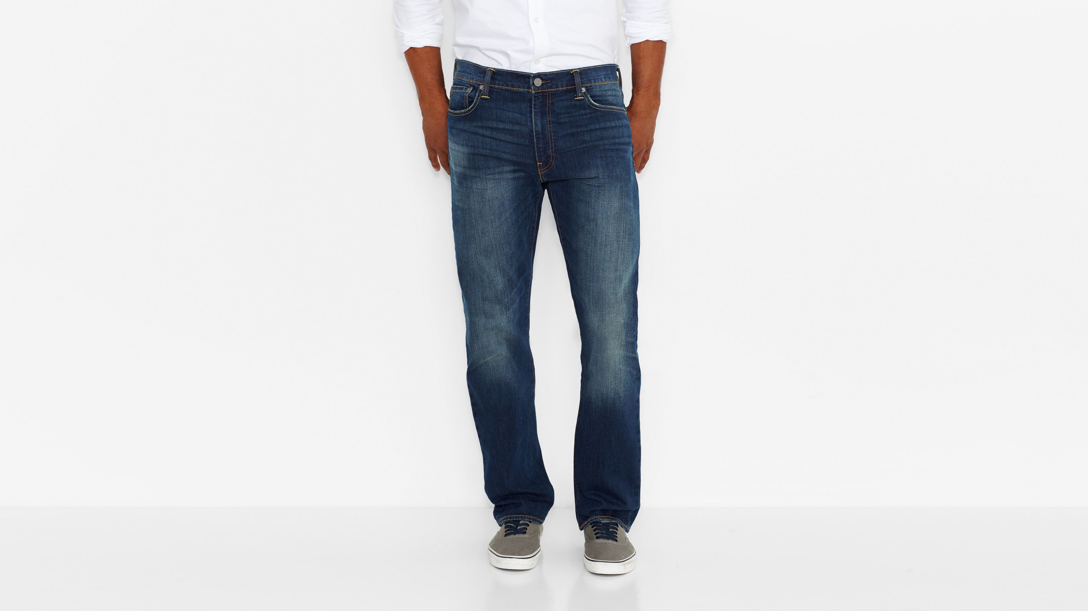 李维斯levis 50464标准型直筒弹力牛仔